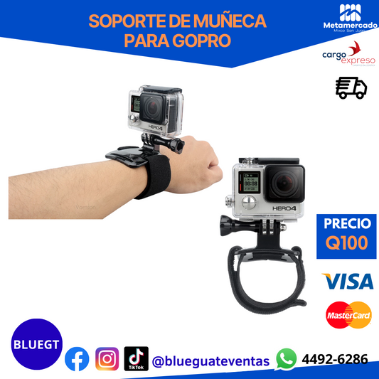 SOPORTE DE MUÑECA PARA GOPRO